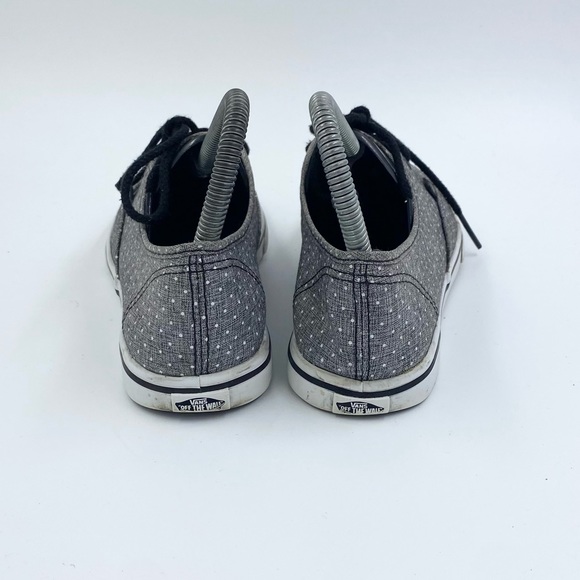 Vans poka dot gray authentic womens 6 - Picture 4 of 6